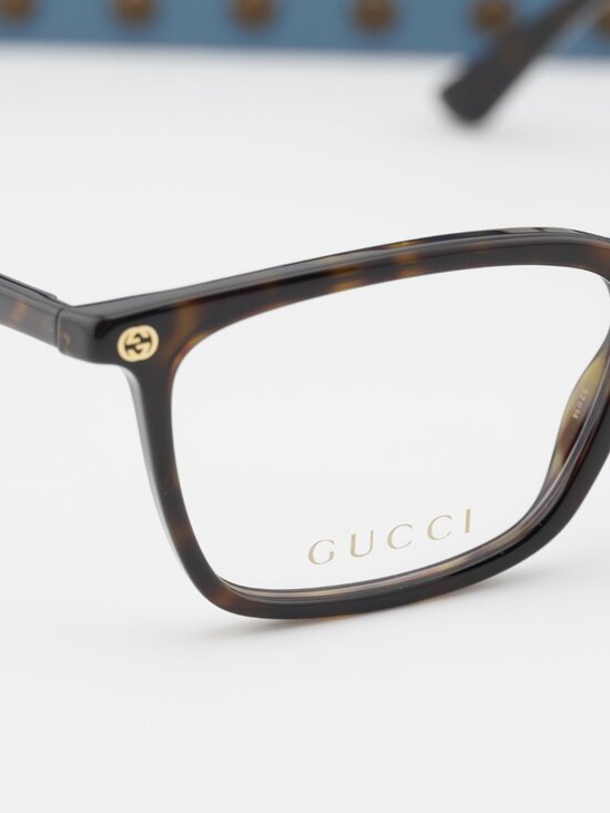 Gucci GG0094O 002 Rectangle Eyeglasses 52mm – Havana main image 9